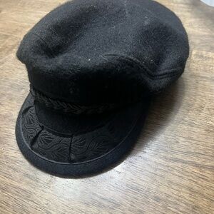 Thanco products Greek fishermens Black Wool Men's Cap